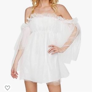 NEVER WORN Babydoll Bridal Shower Dress